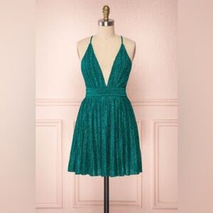 NWT Sparkly Green Dress